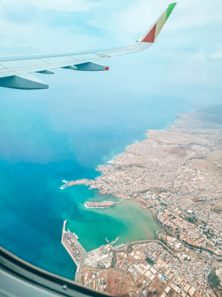 Anflug auf die Kapverden